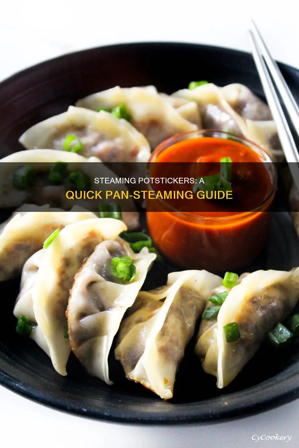 how to steam potstickers in a pan