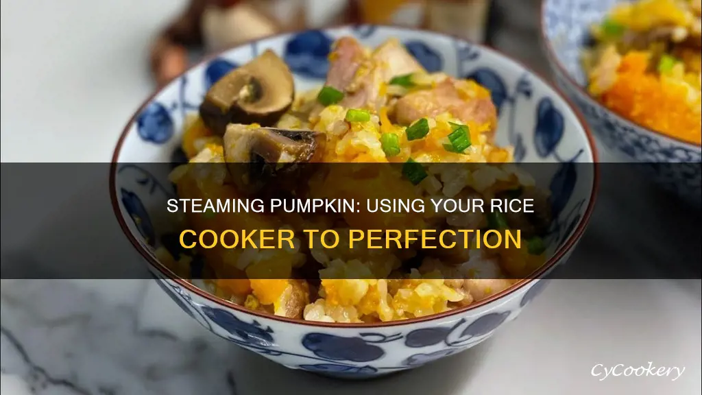 how to steam pumpkin in rice cooker