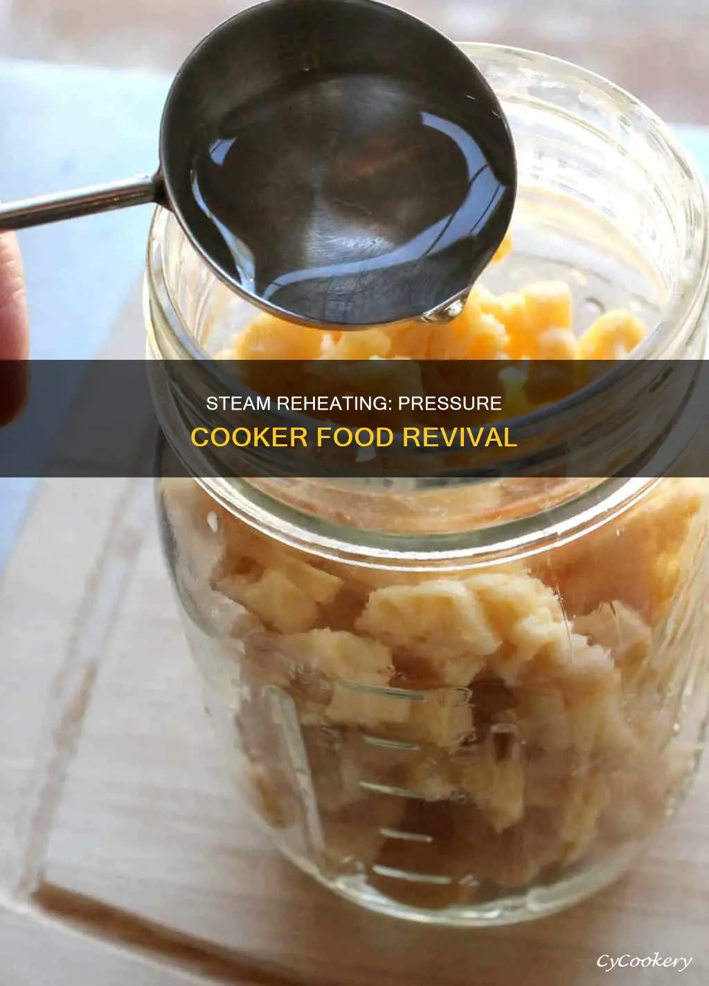 how to steam reheat food in pressure cooker