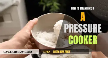 Steaming Rice: Using a Pressure Cooker the Right Way