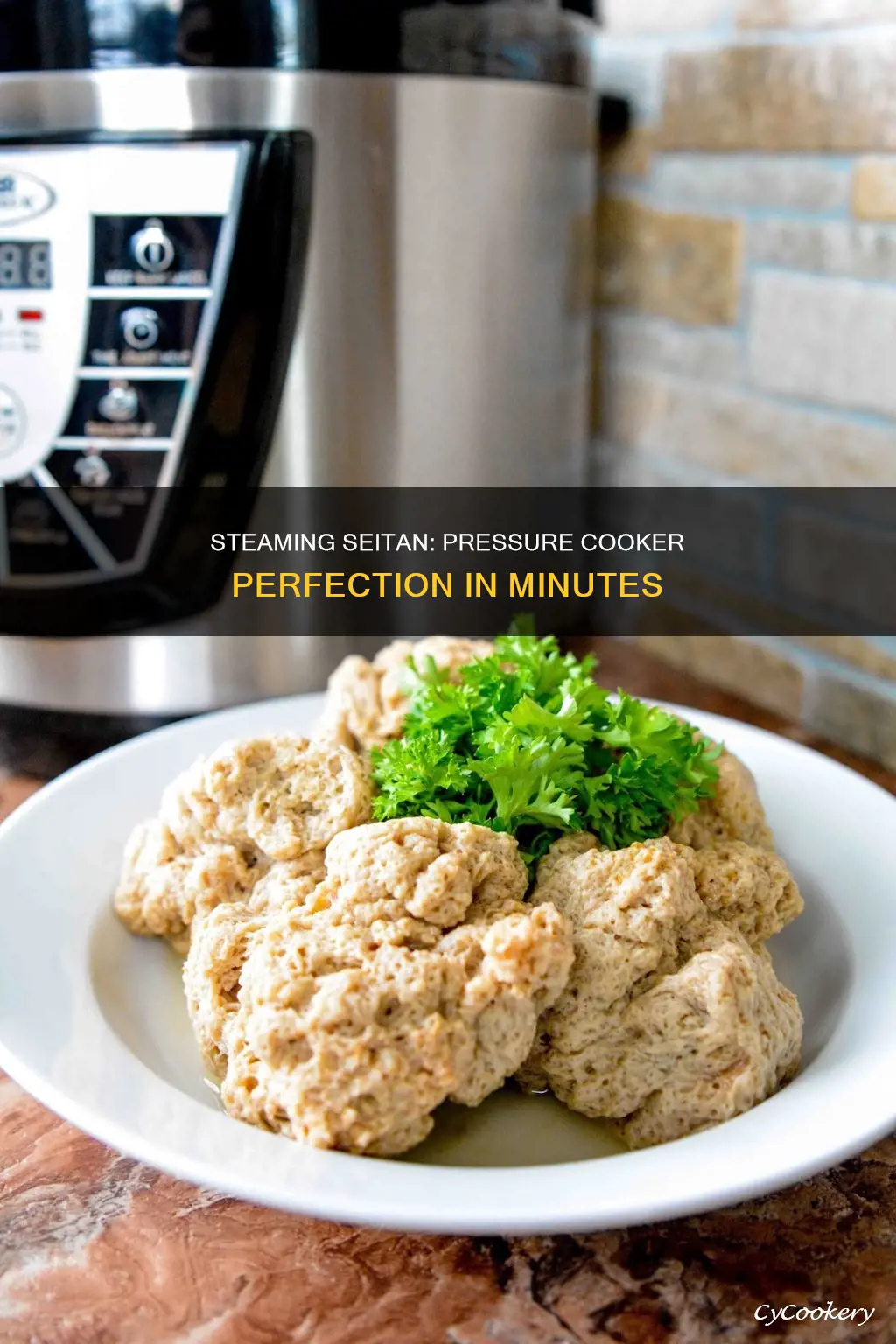 how to steam seitan in a pressure cooker