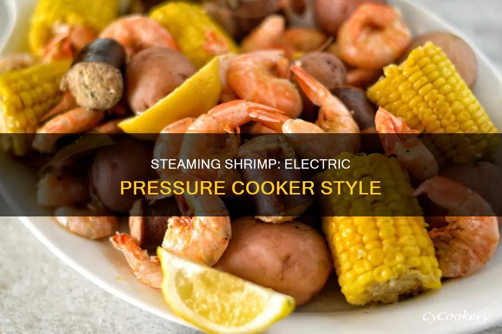 how to steam shrimp in a electric pressure cooker