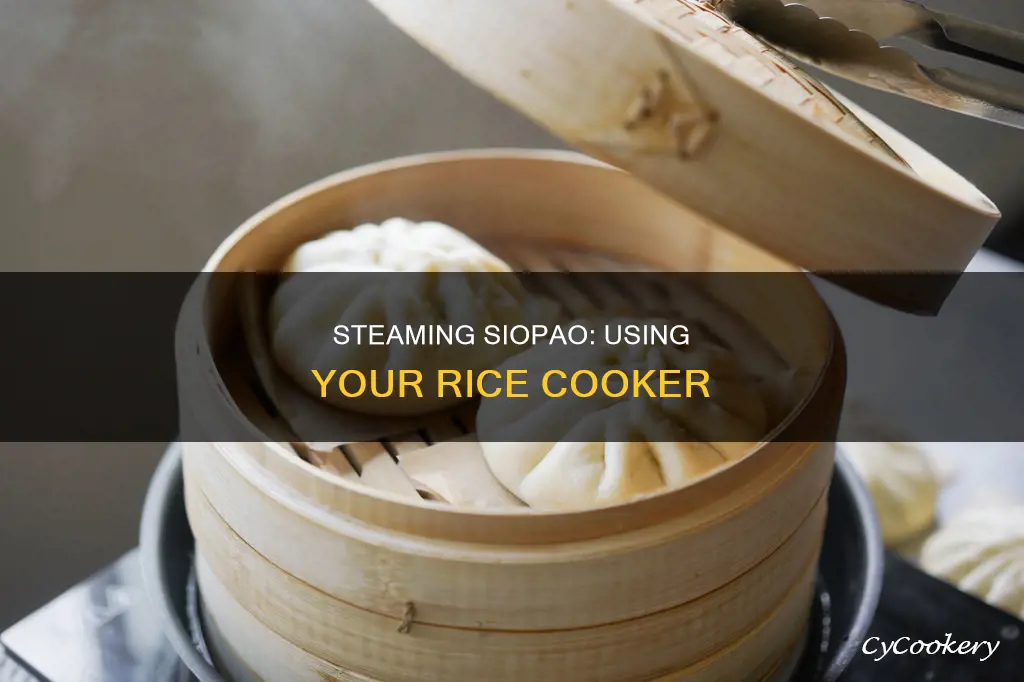 how to steam siopao in rice cooker