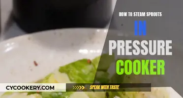 Steaming Sprouts: Quick, Easy Pressure Cooker Method