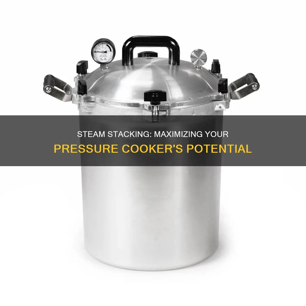 how to steam stacking pressure cooker