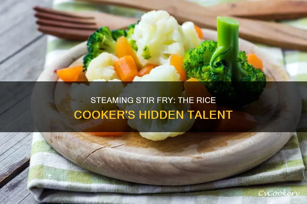 how to steam stir fry in rice cooker