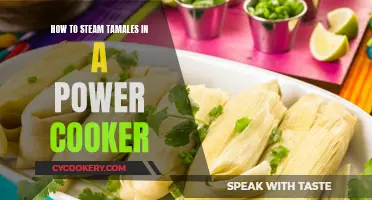 Steaming Tamales: Power Cooker Perfection