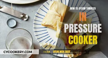 Steaming Tamales: Pressure Cooker Perfection in Minutes