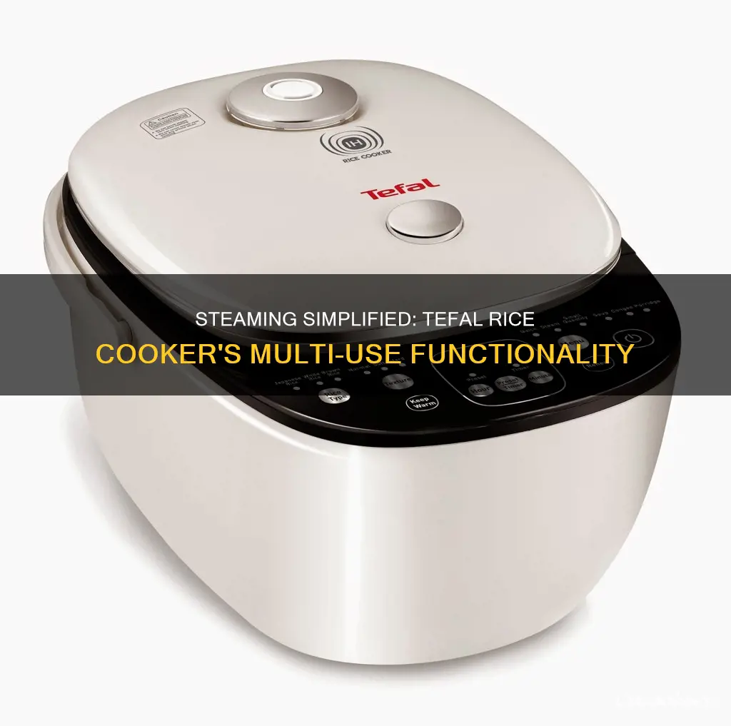 how to steam using tefal rice cooker