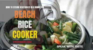 Steaming Veggies: Using Your Hamilton Beach Rice Cooker