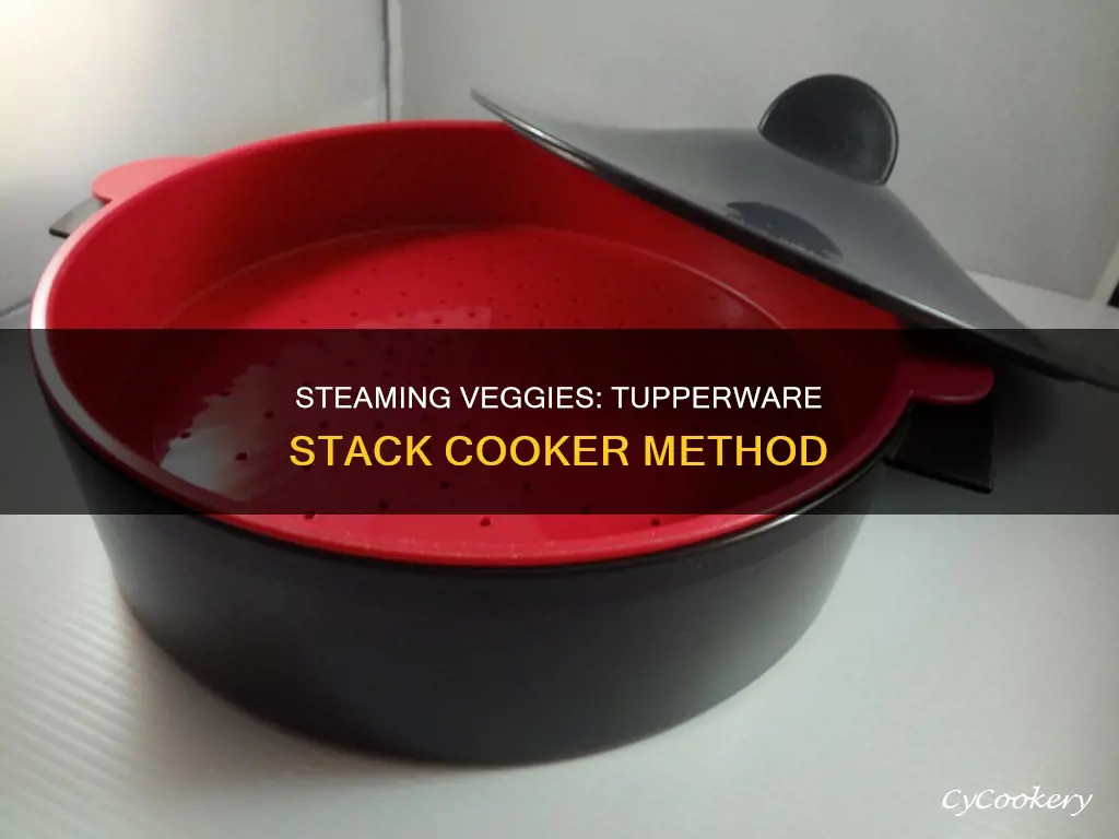 how to steam vegetables in a tupperware stack cooker