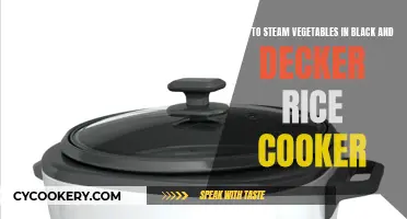 Steaming Veggies: Black+Decker Rice Cooker's Hidden Superpower