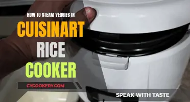 Steaming Veggies: Cuisinart Rice Cooker's Surprising Superpower