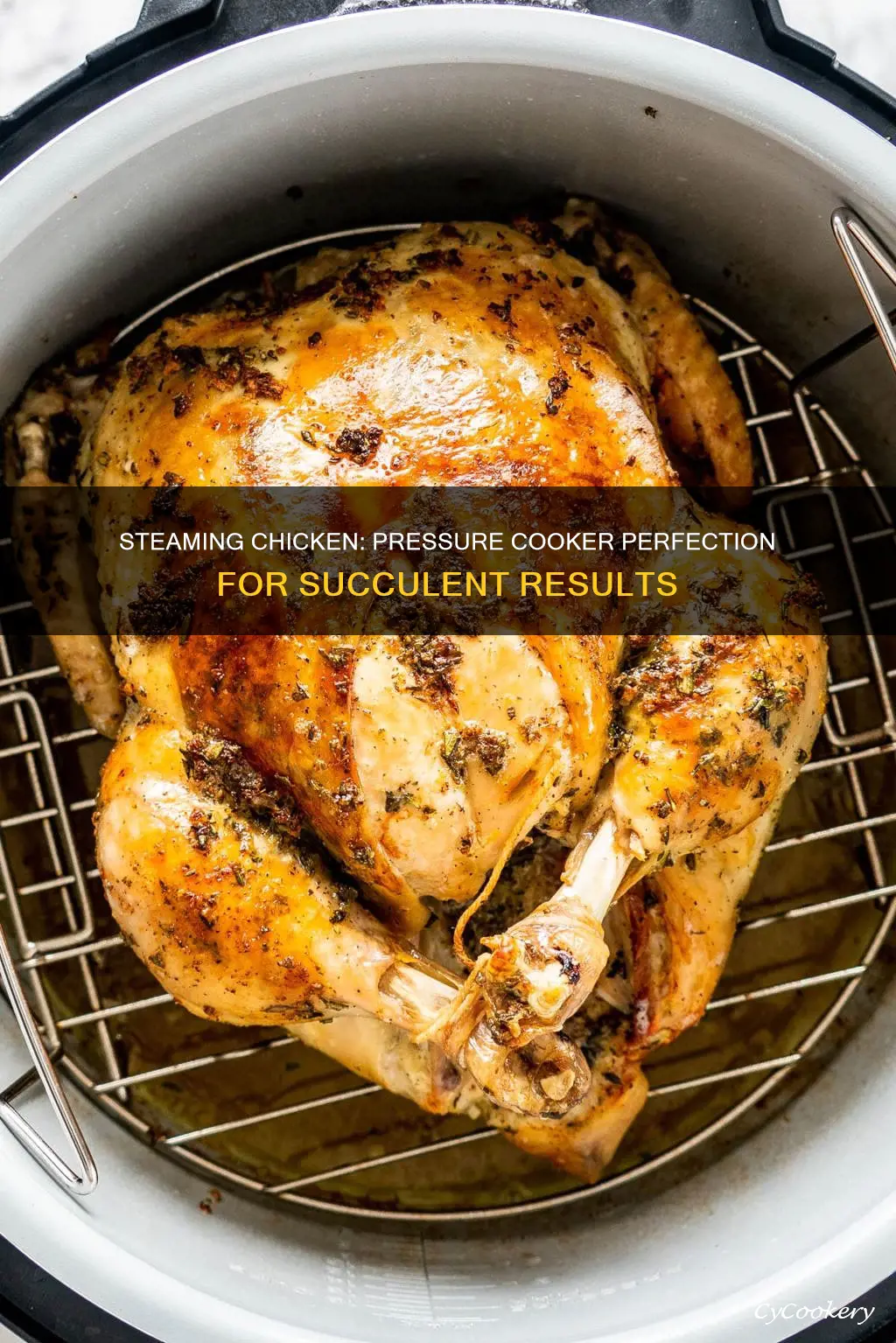 how to steam whole chicken in pressure cooker