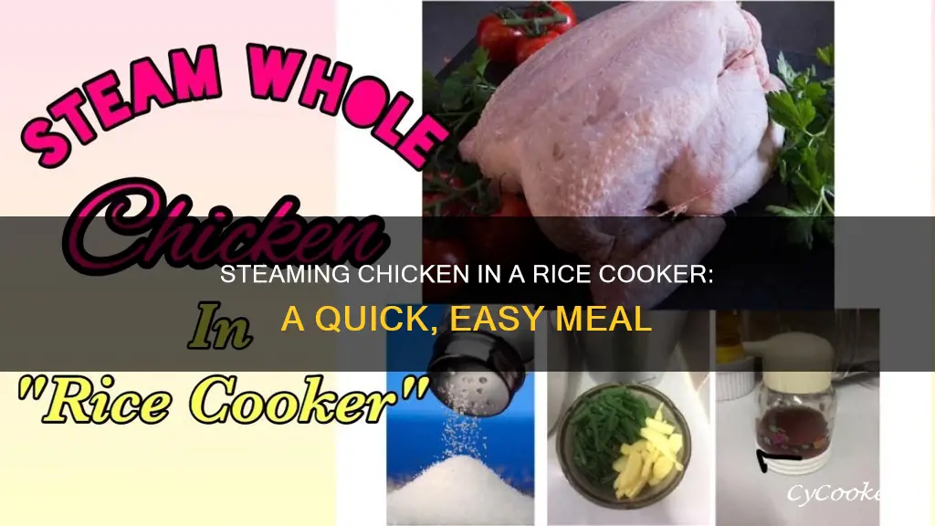 how to steam whole chicken in rice cooker