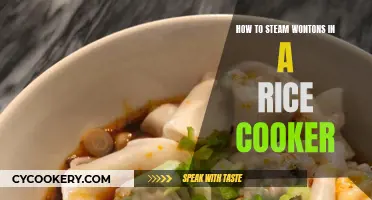 Steaming Delicious Wontons Using Your Rice Cooker