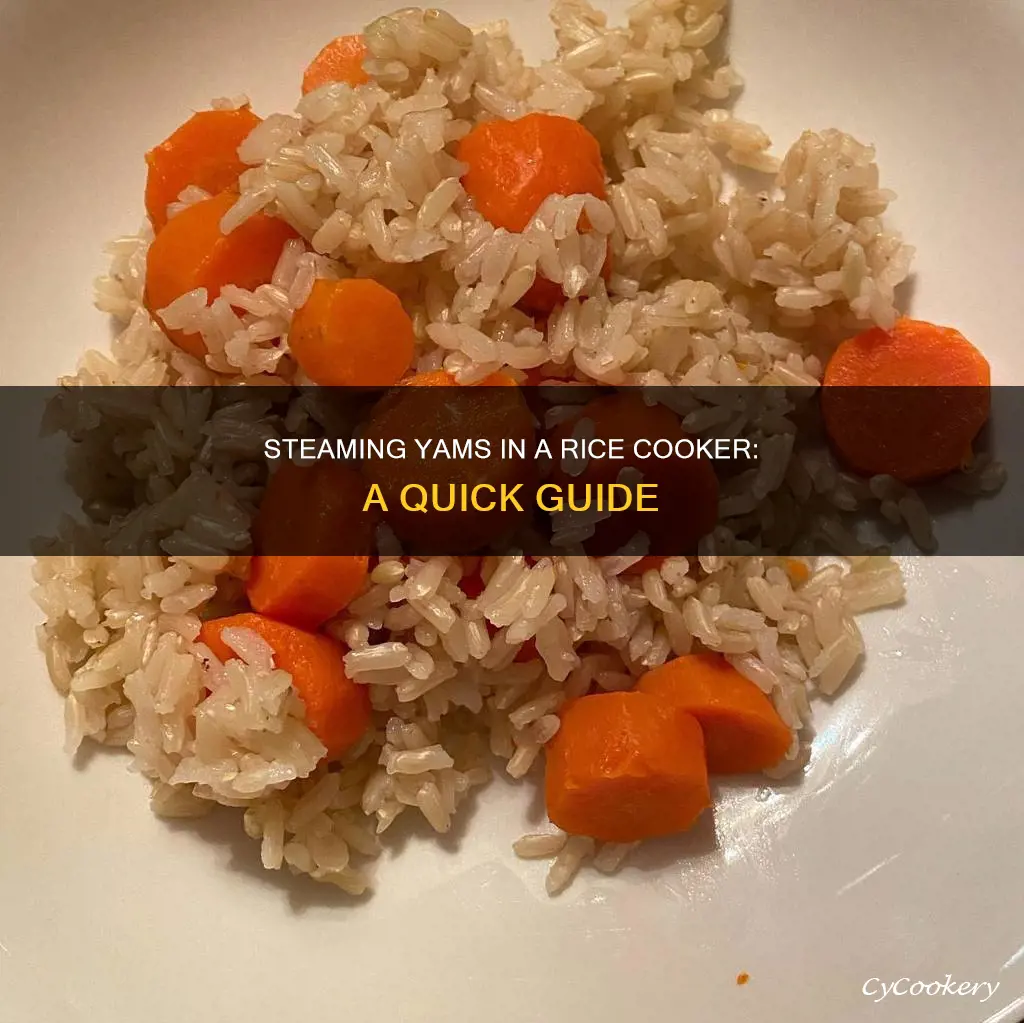 how to steam yams in a rice cooker