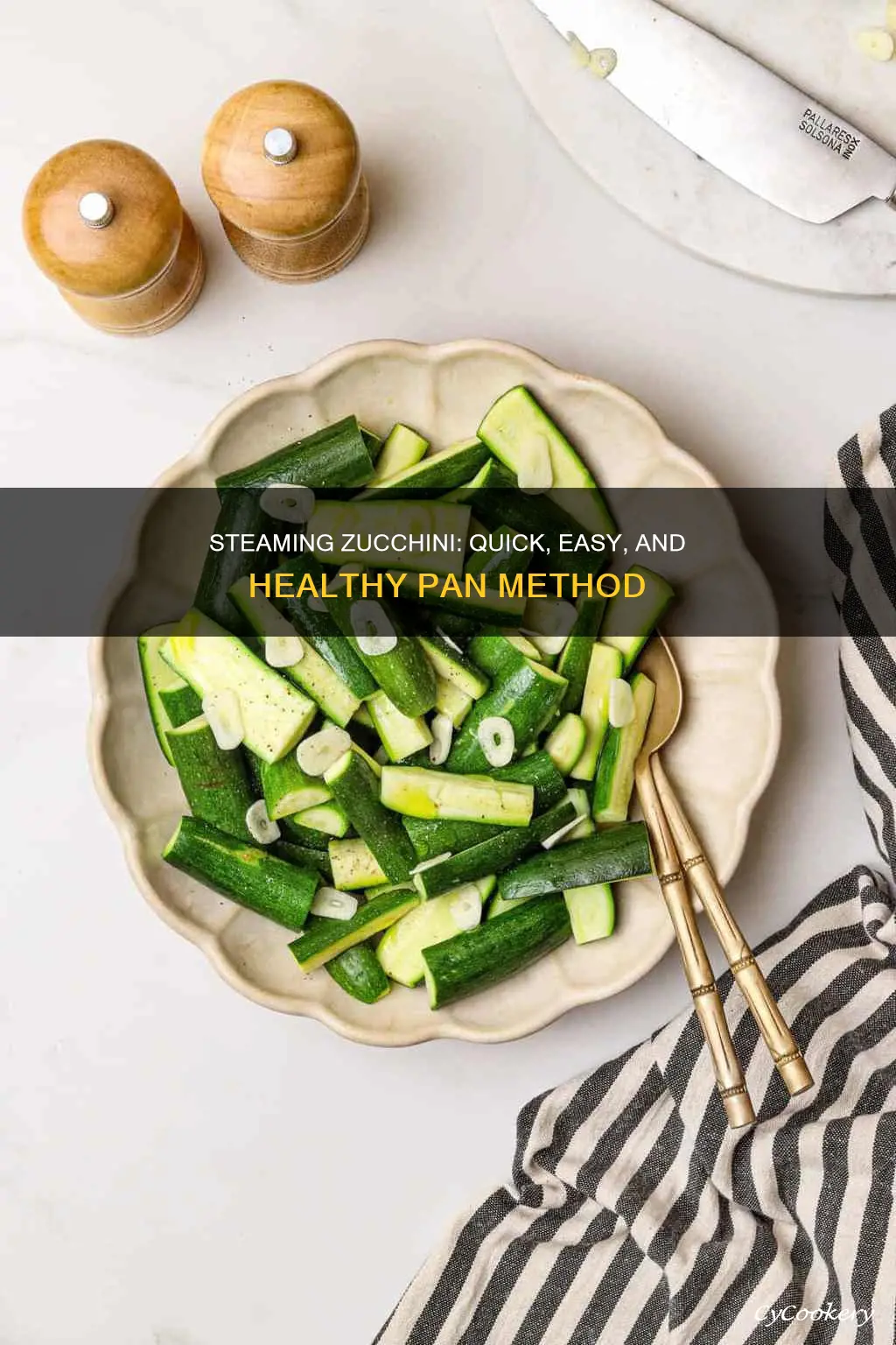 how to steam zucchini in a pan