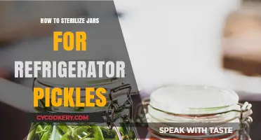 Easy Steps to Sterilize Jars for Perfect Refrigerator Pickles