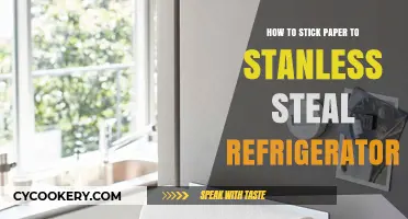 Easy Ways to Attach Paper to Your Stainless Steel Fridge