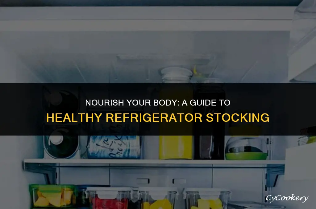 how to stock my refrigerator with healthy food