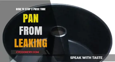 Stopping Leaks: Two-Piece Tube Pans