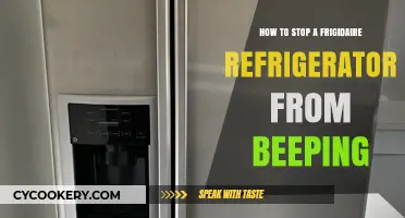 Silencing the Beep: A Guide to Stopping Your Frigidaire Fridge's Noise