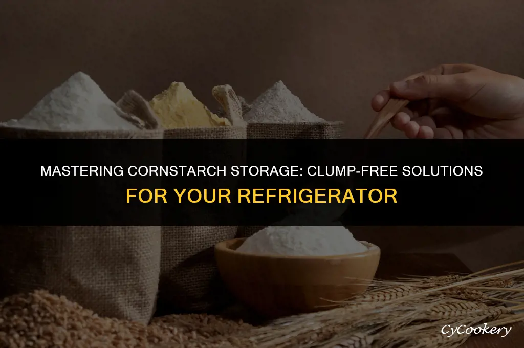how to stop cornstarch from clumping in refrigerator
