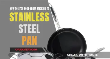 Stop Food Sticking to Your Stainless Steel Pan