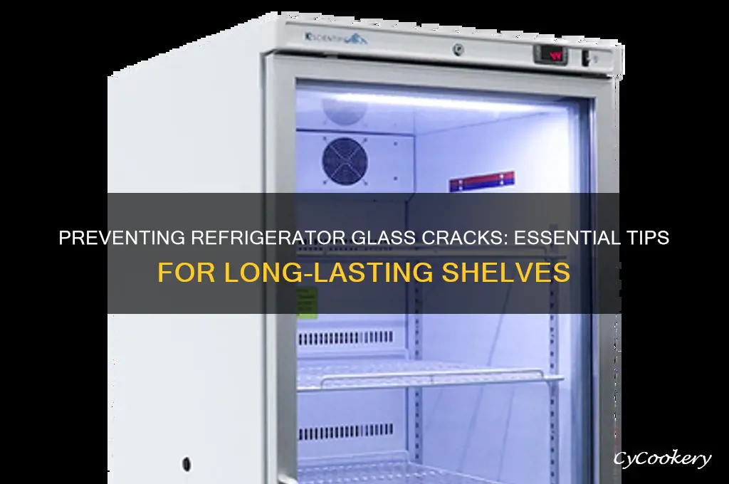 how to stop glass from cracking refrigerator