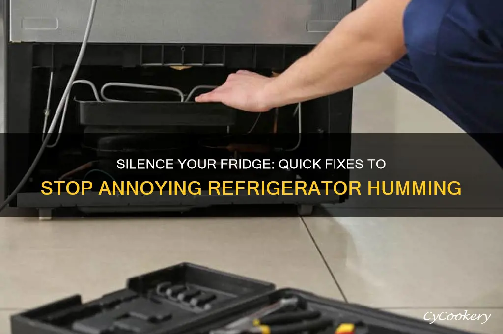 how to stop humming noise from refrigerator