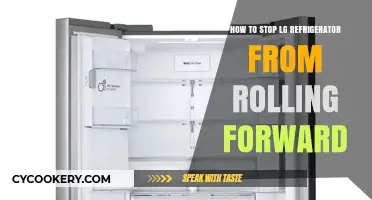 Prevent Your LG Refrigerator from Rolling Forward: A Simple Guide