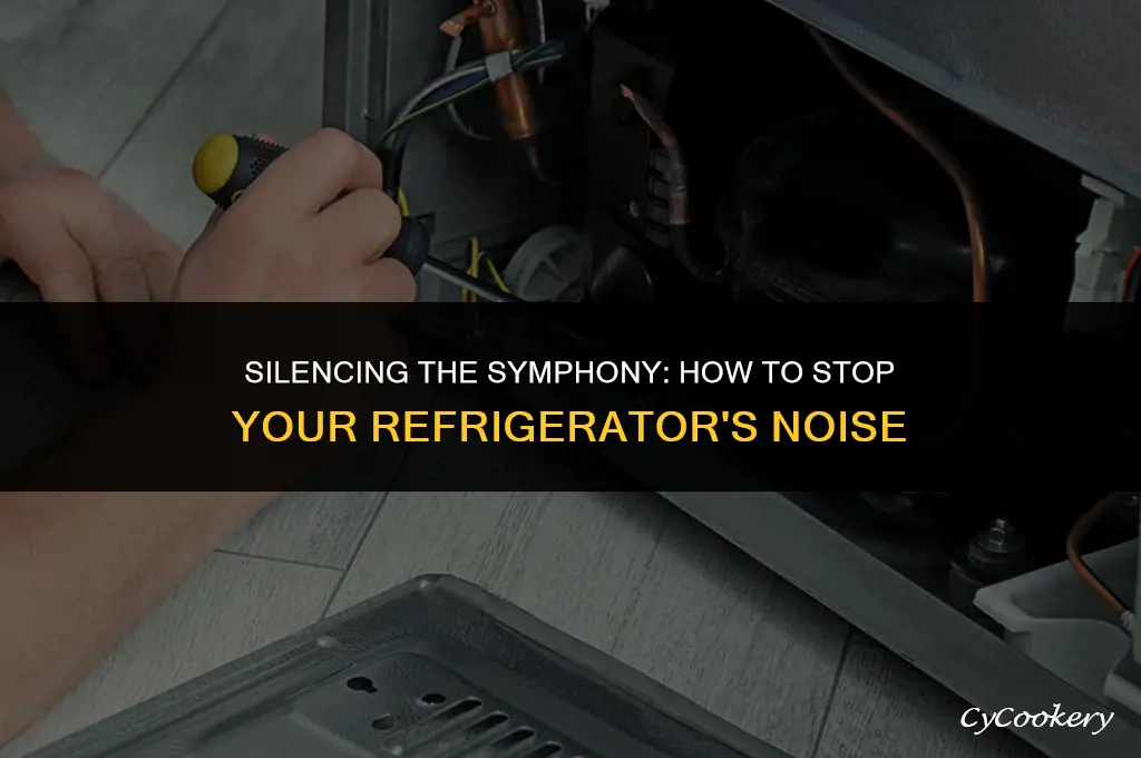 how to stop my refrigerator from making noise