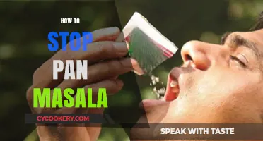 Kick the Pan Masala Habit: Strategies for Success