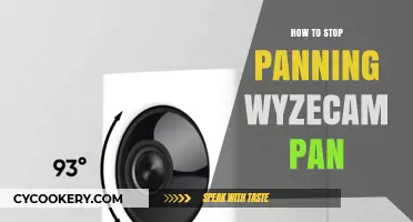 Stopping WyzeCam Pan Panning: A Step-by-Step Guide
