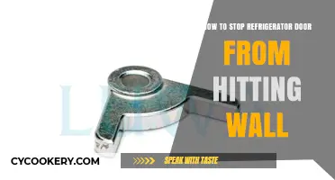 Preventing Your Refrigerator Door from Hitting the Wall: Tips and Tricks
