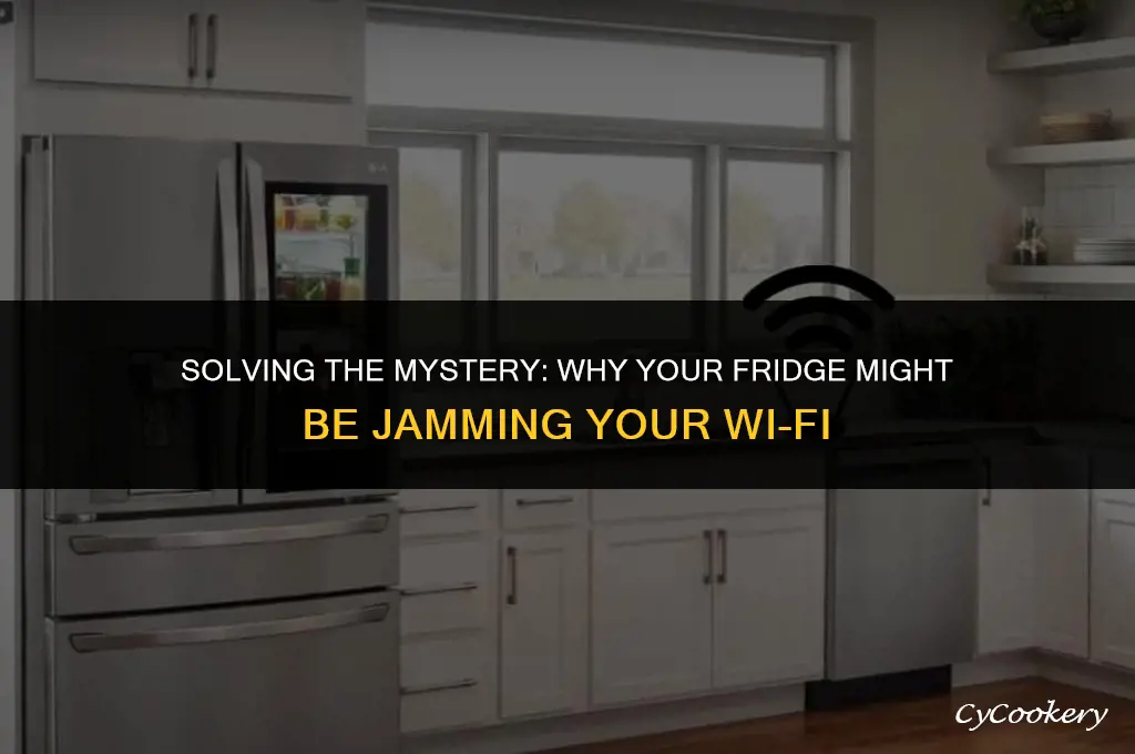how to stop refrigerator from interfering with wifi