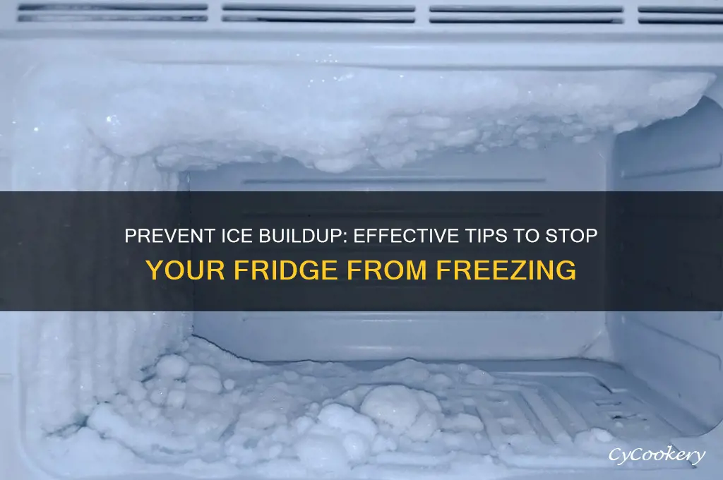 how to stop refrigerator from making ice