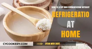 Effective Methods to Halt Rice Fermentation at Home Without Refrigeration