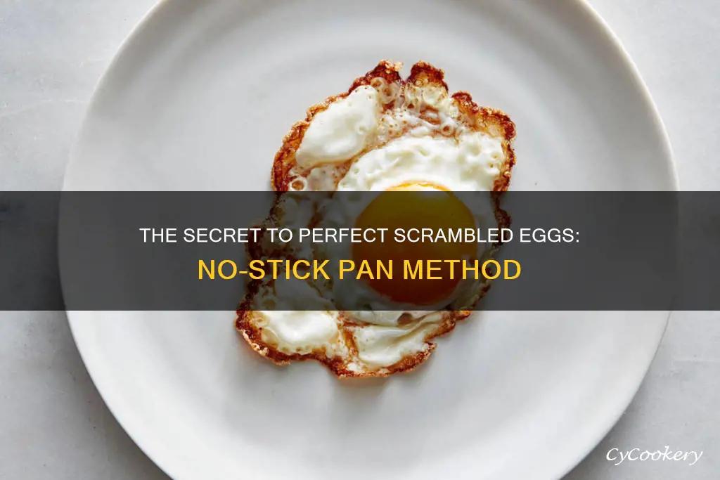 how to stop scrambled eggs from sticking to pan