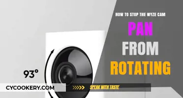 Locking Wyze Cam Pan's Rotation: A Step-by-Step Guide