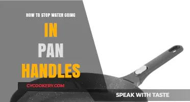 Prevent Watery Messes: Keep Pan Handles Dry