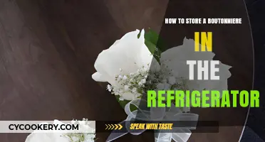 Chill Your Boutonniere: A Simple Guide to Refrigerator Storage