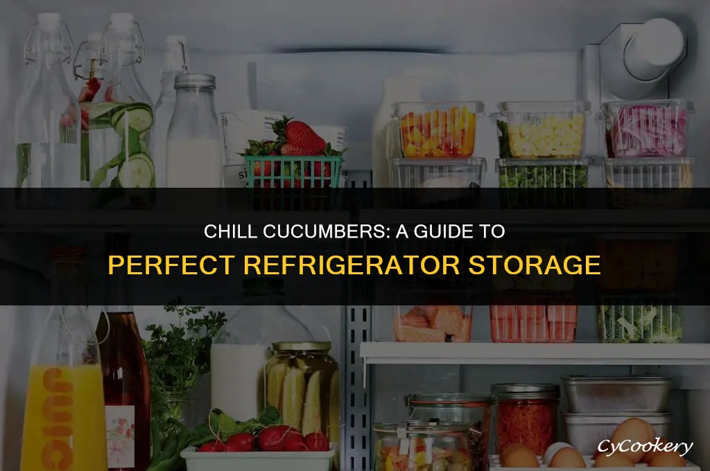 how to store a cucumber in the refrigerator