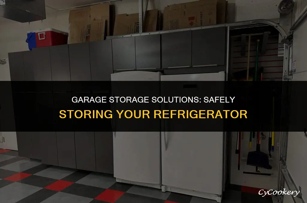 how to store a refrigerator in the garage