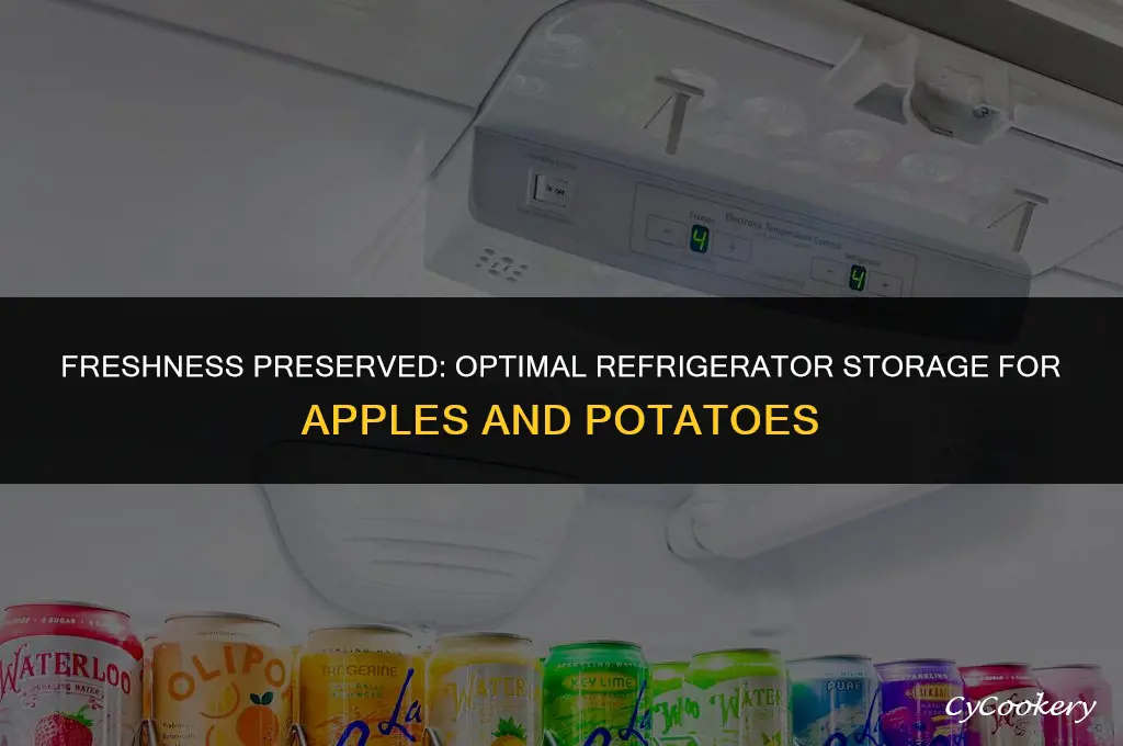 how to store apples and potatoes in the refrigerator