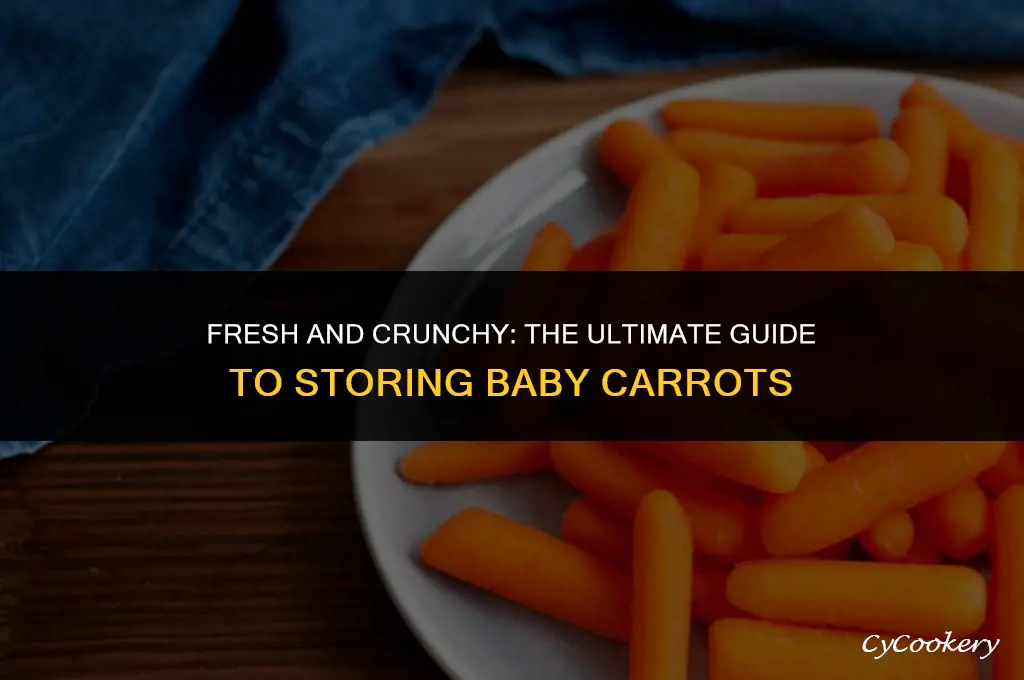 how to store baby carrots in the refrigerator