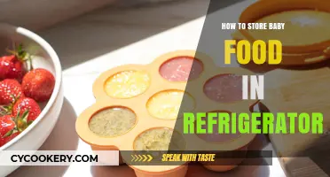 Safe Baby Food Storage: Refrigeration Tips for Freshness and Nutrition