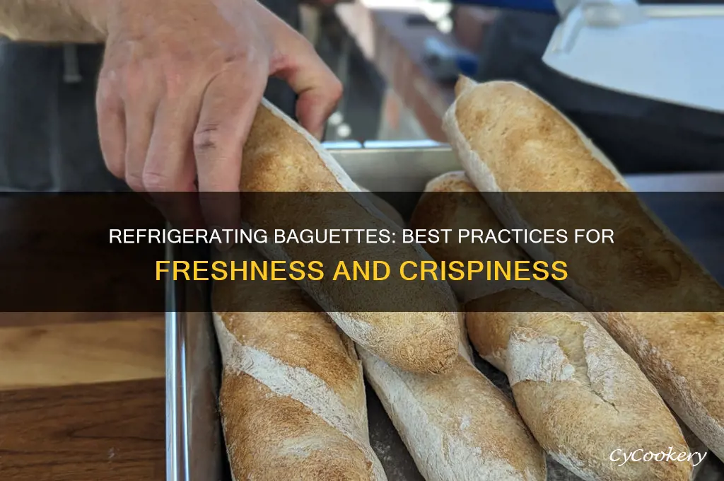 how to store baguette in the refrigerator
