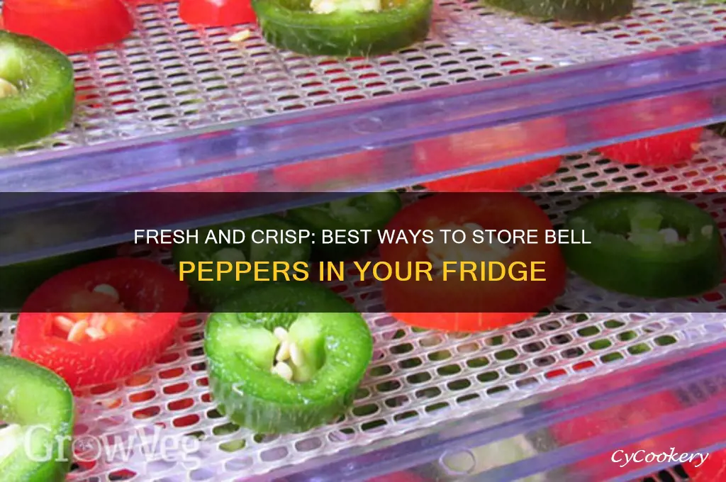 how to store bell peppers in the refrigerator